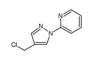 2-[4-(Chloromethyl)-1H-pyrazol-1-yl]pyridine Structure