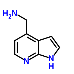 4-氨甲基-7-氮杂吲哚结构式