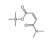 trimethylsilyl 4-(dimethylamino)-4-oxobut-2-enoate Structure