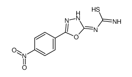 [5-(4-nitrophenyl)-1,3,4-oxadiazol-2-yl]thiourea Structure