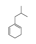 2-(2-methylpropyl)cyclohexa-1,3-diene结构式