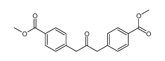 methyl 4-[3-(4-methoxycarbonylphenyl)-2-oxopropyl]benzoate Structure