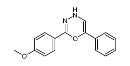 2-(4-methoxyphenyl)-6-phenyl-4H-1,3,4-oxadiazine结构式