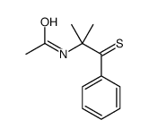 N-(2-methyl-1-phenyl-1-sulfanylidenepropan-2-yl)acetamide Structure