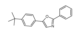 5-(4-tert-butylphenyl)-2-phenyl-1,3-oxazole Structure