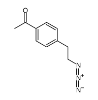 1-[4-(2-azidoethyl)phenyl]ethanone结构式