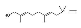 2,6-Undecadien-10-yn-1-ol, 2,6,9,9-tetramethyl-, (E,E) Structure