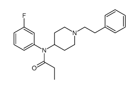 N-(3-fluorophenyl)-N-[1-(2-phenylethyl)piperidin-4-yl]propanamide Structure