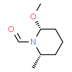 1-Piperidinecarboxaldehyde, 2-methoxy-6-methyl-, cis- (9CI)结构式