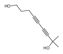 8-methyl-nona-4,6-diyne-1,8-diol结构式