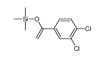 1-(3,4-dichlorophenyl)ethenoxy-trimethylsilane Structure