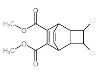 dimethyl 3,4-dichlorotricyclo[4.2.2.0~2,5~]deca-7,9-diene-7,8-dicarboxylate结构式