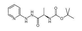 (R)-TERT-BUTYL (1-OXO-1-(2-(PYRIDIN-2-YL)HYDRAZINYL)PROPAN-2-YL)CARBAMATE structure