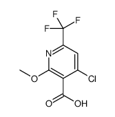 4-氯-2-甲氧基-6-(三氟甲基)-3-吡啶结构式