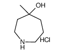 4-methylazepan-4-ol hydrochloride Structure