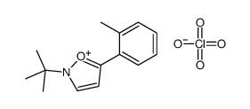2-tert-butyl-5-(2-methylphenyl)-1,2-oxazol-2-ium,perchlorate结构式