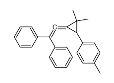 1-(3-Diphenylvinylidene-2,2-dimethyl-cyclopropyl)-4-methyl-benzene结构式
