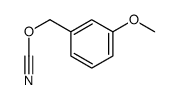 (3-methoxyphenyl)methyl cyanate Structure
