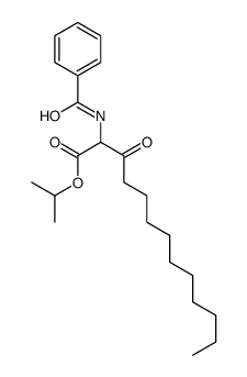 propan-2-yl 2-benzamido-3-oxotridecanoate Structure