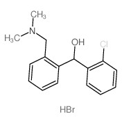 (2-chlorophenyl)-[2-(dimethylaminomethyl)phenyl]methanol structure