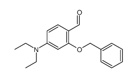 2-Benzyloxy-4-diethylaminobenzaldehyde structure