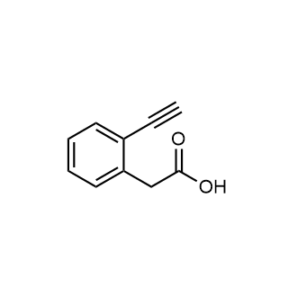 2-(2-乙炔基苯基)乙酸结构式
