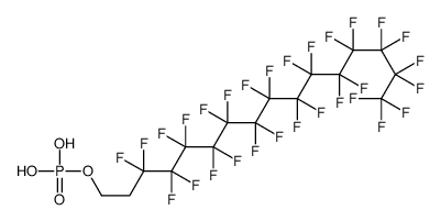 3,3,4,4,5,5,6,6,7,7,8,8,9,9,10,10,11,11,12,12,13,13,14,14,15,15,16,16,16-nonacosafluorohexadecyl dihydrogen phosphate structure