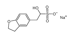 2-(2,3-dihydrobenzofuran-5-yl)acetaldehyde bisulfitic complex Structure