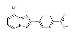 8-bromo-2-(4-nitrophenyl)imidazo[1,2-a]pyridine结构式