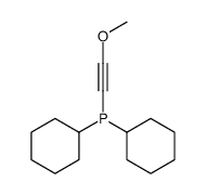 dicyclohexyl(2-methoxyethynyl)phosphane结构式