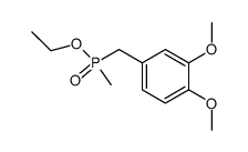 (dimethoxy-3,4 benzyl) methylphosphinate d'ethyle结构式