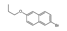 2-溴-6-丙氧基萘结构式