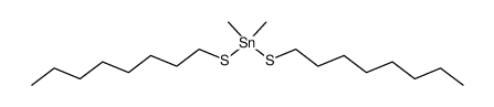 Dioctylmercapto-dimethyl-zinn Structure