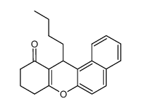 12-butyl-8,9,10,12-tetrahydro-benzo[a]xanthen-11-one Structure