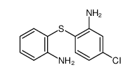 (2-amino-4-chloro-phenyl)-(2-amino-phenyl)-sulfide结构式