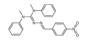 4-Nitro-benzalazin des N.N'-Dimethyl-N.N'diphenyl-aminiguanidins Structure