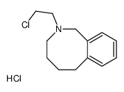 2-(2-CHLOROETHYL)-1,2,3,4,5,6-HEXAHYDROBENZO[C]AZOCINE HYDROCHLORIDE结构式