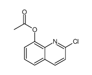 8-acetoxy-2-chloroquinoline结构式