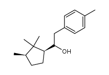 (cis-2,2,3-trimethylcyclopentyl)(p-methylbenzyl)carbinol Structure
