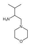 (±)-3-methyl-1-morpholinobutan-2-amine Structure