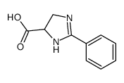 2-PHENYL-4,5-DIHYDRO-1H-IMIDAZOLE-4-CARBOXYLIC ACID Structure