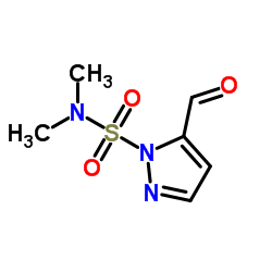 5-Formyl-N,N-dimethyl-1H-pyrazole-1-sulfonamide结构式