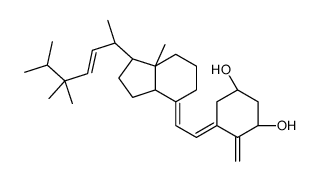 (1S,3R,5Z)-5-[(2E)-2-[(1R,3aS,7aR)-7a-methyl-1-[(E,2R)-5,5,6-trimethylhept-3-en-2-yl]-2,3,3a,5,6,7-hexahydro-1H-inden-4-ylidene]ethylidene]-4-methylidenecyclohexane-1,3-diol结构式