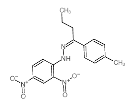 N-[1-(4-methylphenyl)butylideneamino]-2,4-dinitro-aniline picture