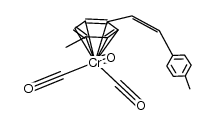 (cis-4,4'-dimethylstilbene)tricarbonylchromium Structure