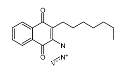 2-azido-3-heptylnaphthalene-1,4-dione Structure