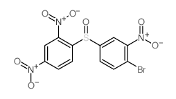 Sulfoxide,4-bromo-3-nitrophenyl 2,4-dinitrophenyl (7CI,8CI) structure