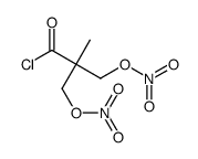 [3-chloro-2-methyl-2-(nitrooxymethyl)-3-oxopropyl] nitrate结构式