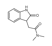 N,N-dimethyl-3-oxindolylacetamide结构式