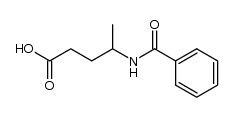 4-benzoylamino-valeric acid Structure